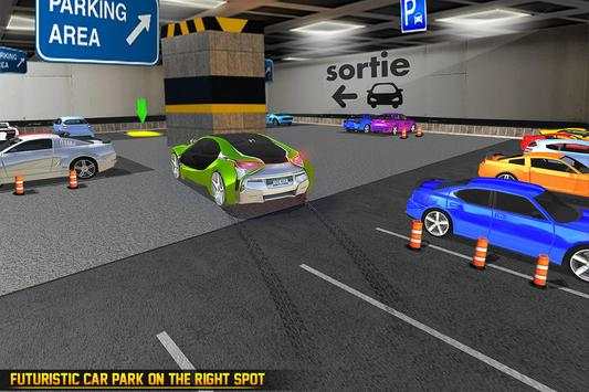US Futuristic Car Parking: Free Parking Games screenshot 3
