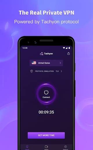 Tachyon VPN - Private Proxy screenshot 1