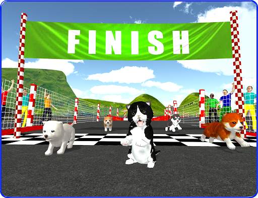 Cute Puppy Dog Racing Sim 2017 screenshot 15