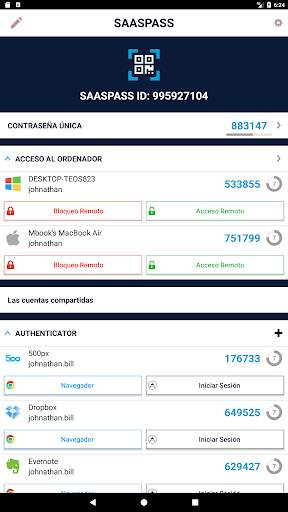 SAASPASS Autenticador Administ screenshot 12