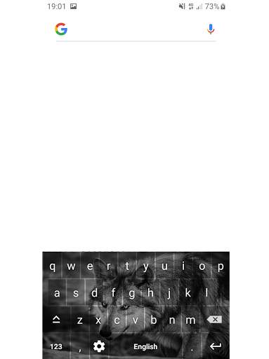 Neon Wolf Keyboard Themes screenshot 20