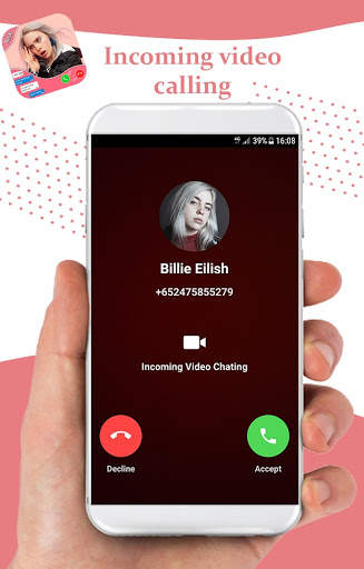 Funny Billie Eilish Fake call screenshot 8