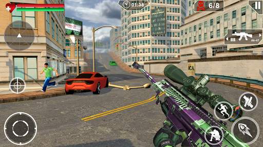 SWAT Elite Gunwar 3D: Sniper Elite Shooting Game screenshot 3