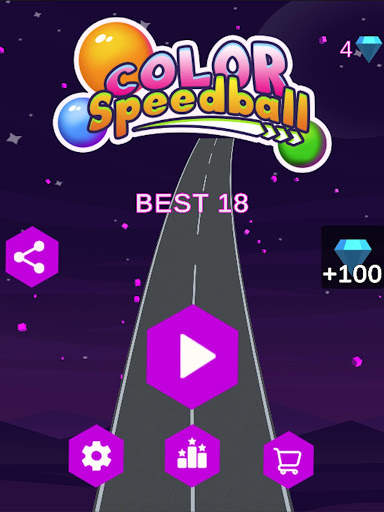Color Speedball: 3D Road Color Ball Run with Music screenshot 6