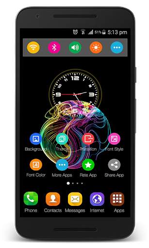 Launcher Moto G5 Theme screenshot 2