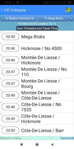 Montreal STM Bus Timetable screenshot 3