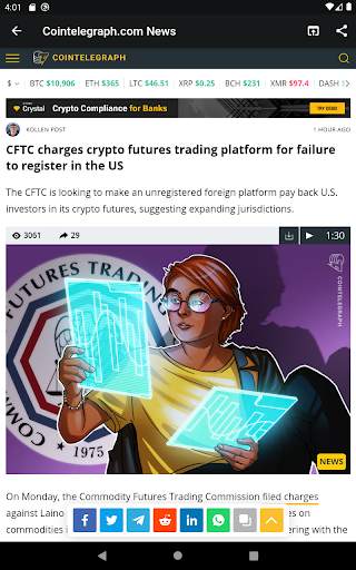 Crypto News Alerts - Track bitcoin news - altcoins screenshot 11