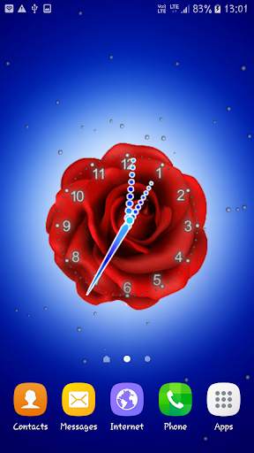 Rose Flower Clock screenshot 3