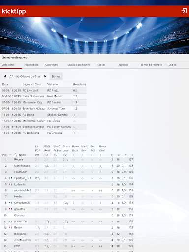 Kicktipp - O aplicativo de bolão Brasileirão screenshot 9