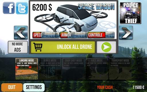 FLYING CAR DRONE SIMULATOR screenshot 1