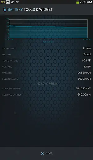 Battery Tools & Widget for Android (Battery Saver) स्क्रीनशॉट 9