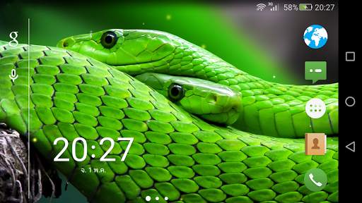 Snake Live Wallpaper screenshot 2