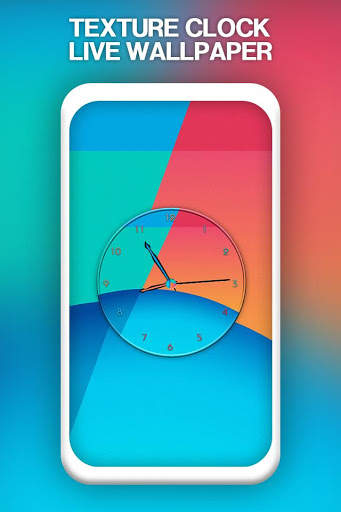 Texture Clock Live Wallpaper screenshot 4