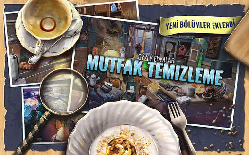 Gizli nesne bulma oyunu - Mutfak temizleme screenshot 1