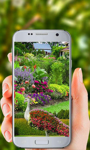 Garden Live Wallpapers 7 تصوير الشاشة
