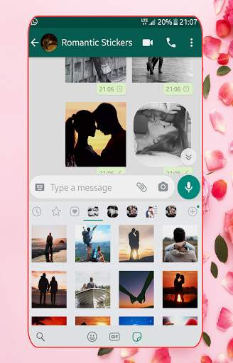 💝New Romantic Stickers for WhatsApp ♥️ screenshot 2