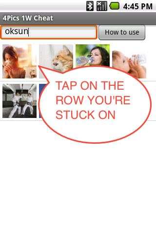 4 Pics 1 Word Cheat All Answers screenshot 4