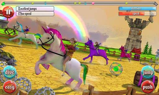 Ultimate Unicorn Dash 3D screenshot 1