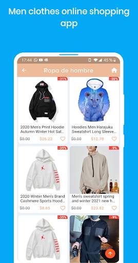 Hoodies for Men - mens Online Shopping App For Men screenshot 1