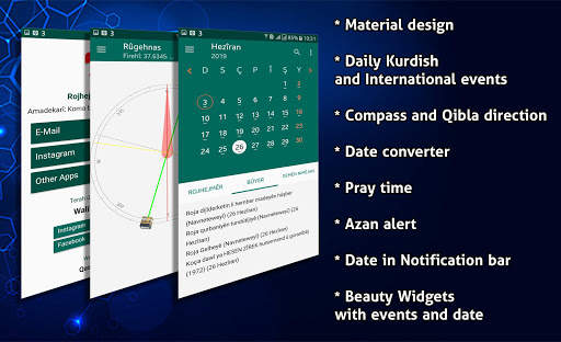Kurdish Calendar | تقویم کردی | سالنامەی کوردی скриншот 3