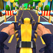 Subway X-Wolves Hero Run आइकन