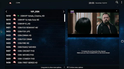 IPTV Redhat Pro screenshot 1