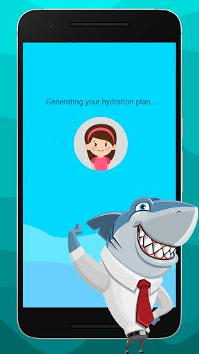 Shark Water Reminder - Remind Drink Water screenshot 1