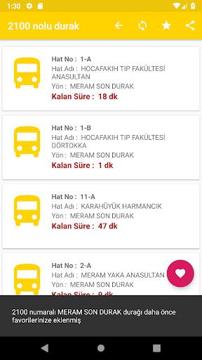 Otobüsüm Nerede - Konya screenshot 5