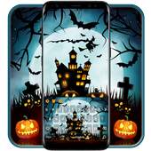 Happy Halloween Night Keyboard Theme 10001003