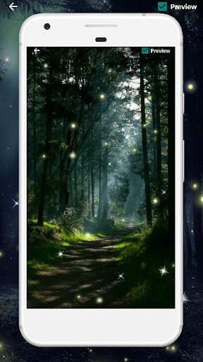 Night Forest Live Wallpaper screenshot 7