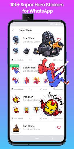 New Comedy Stickers For WhatsApp - WAStickerApps screenshot 7