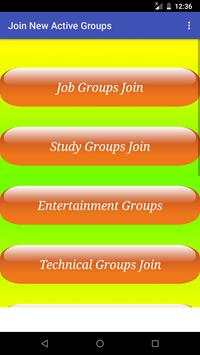 Join New Active Groups screenshot 1