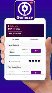 Gamezy : Real Cricket Real Money App Advice screenshot 5