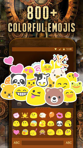 Steampunk Keyboard Theme screenshot 2
