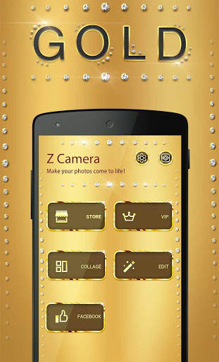 (FREE) Z CAMERA GOLD THEME screenshot 1