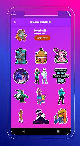 🎮Stickers de Fortnite Battle Royale para Whatsapp screenshot 1
