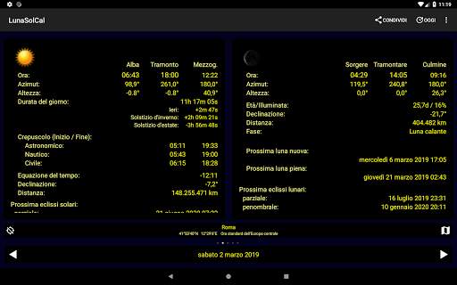 LunaSolCal Mobile screenshot 1