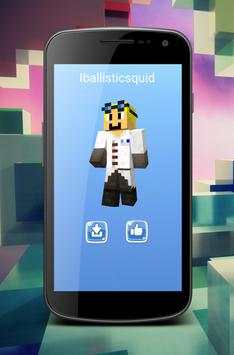 Skins Youtubers MineWorld screenshot 7