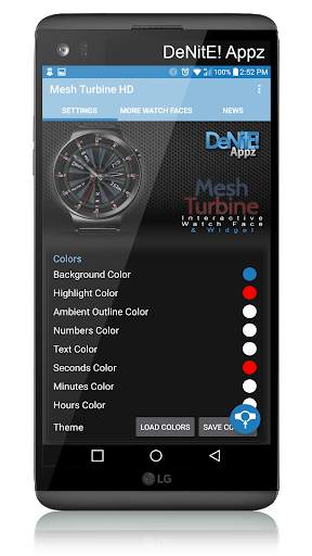 Mesh Turbine HD Watch Face & Clock Widget screenshot 5