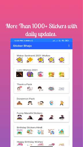 Sticker Bhejo - Sticker for Whatsapp screenshot 2