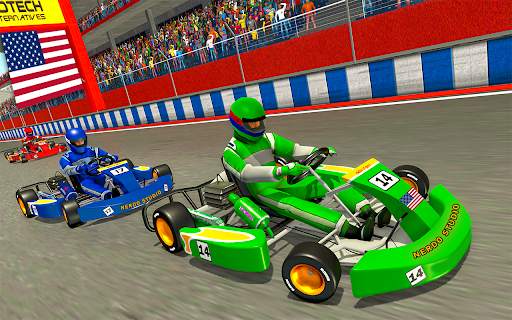 Go Kart Racing Games 3D Stunt screenshot 1