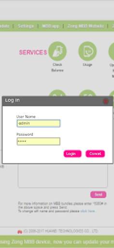 Zong WiFi Device screenshot 1
