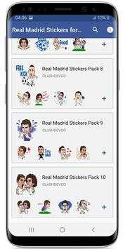 Real Madrid Stickers ! WAStickerApps for Whatsapp screenshot 2