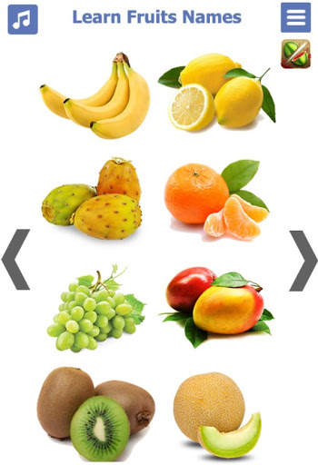 Learn Fruits Name 🍓🍉🍍🍎 Fruits name in english screenshot 2