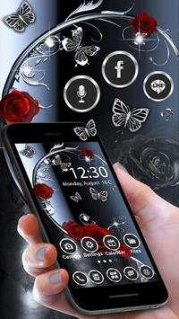 Metal Rose Launcher Theme Live HD Wallpapers screenshot 1