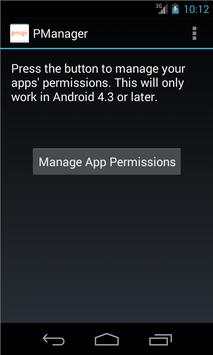 Permissions Manager Launcher screenshot 2