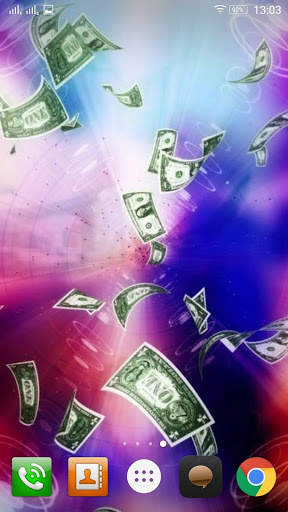Dollar Tornado Live Wallpaper screenshot 2