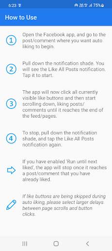 Like All Posts for Facebook screenshot 2