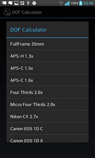 DOF Calculator screenshot 6
