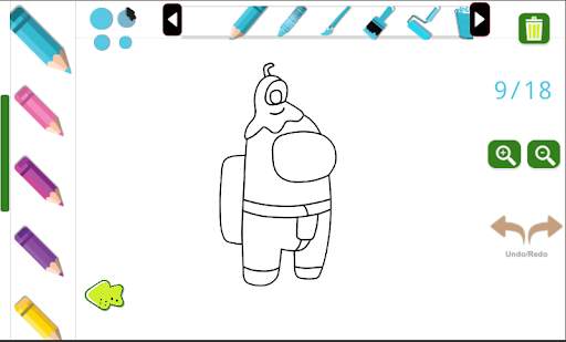 Coloring Among Us screenshot 8